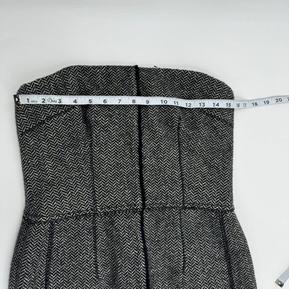 Dolce & Gabbana Midi Wool Strapless Dress Size 46 or US 10 - Picture 10 of 14